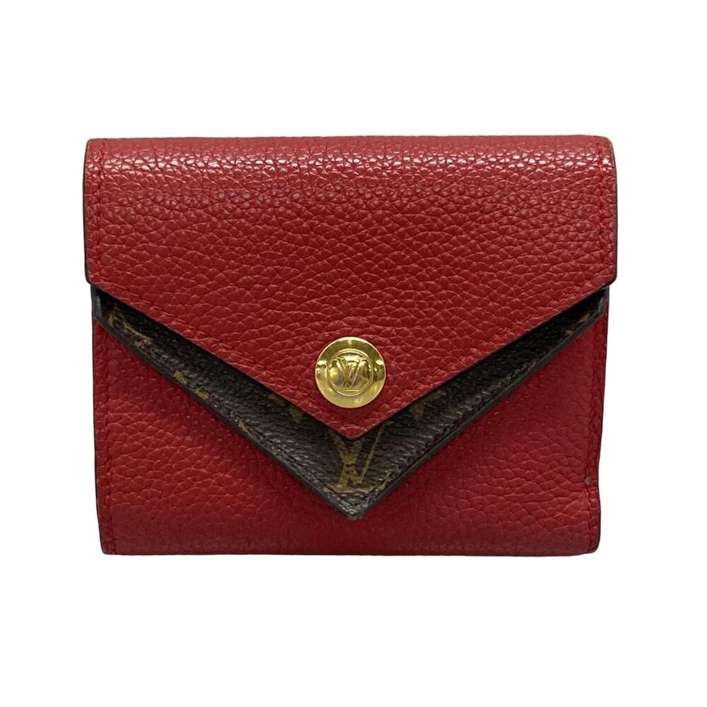 LOUIS VUITTON Portefeuille Double V Compact Ruby Monogram - 325-090125